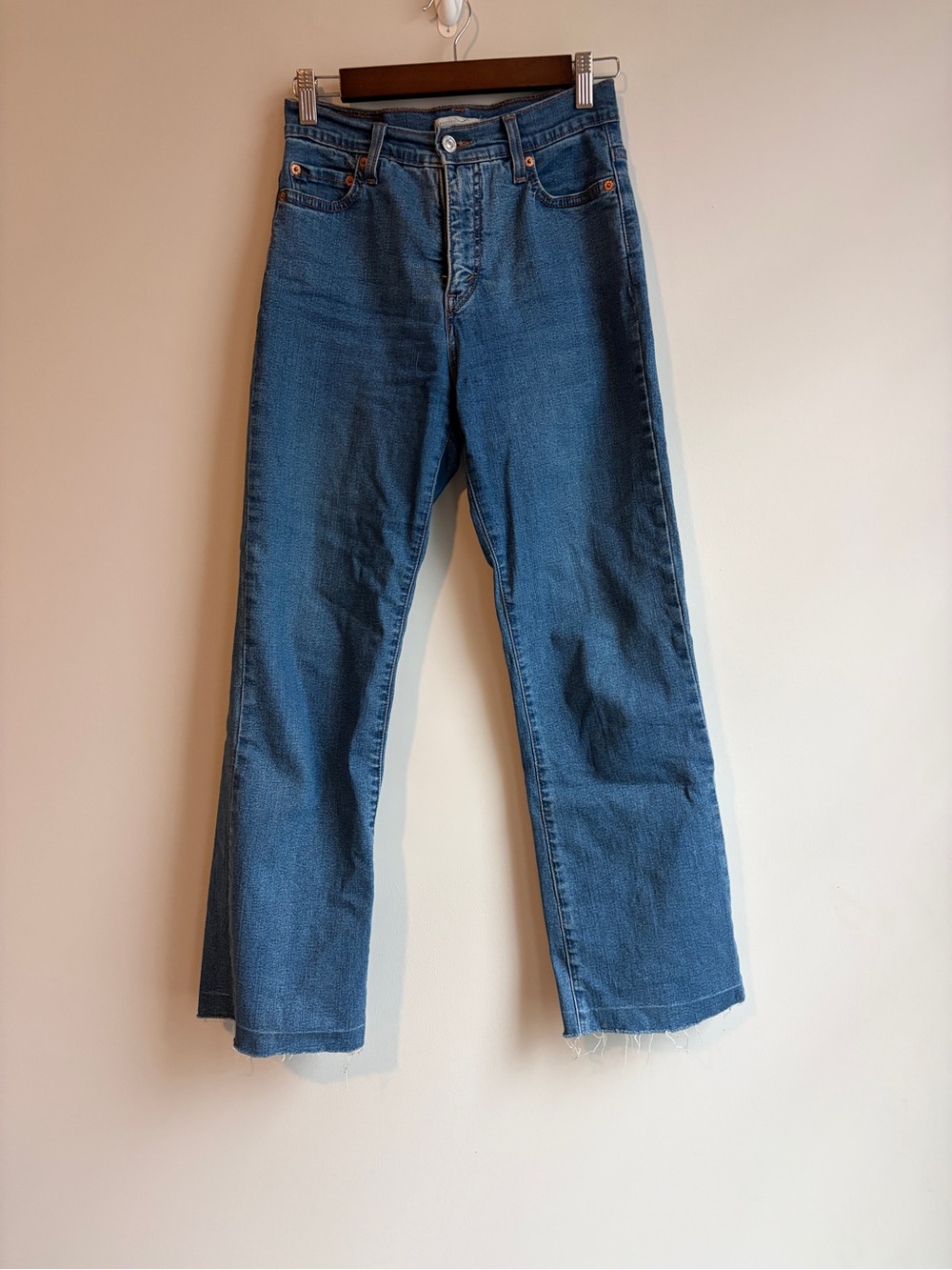 Levi's Classic Mid-Blue Straight Leg Jeans